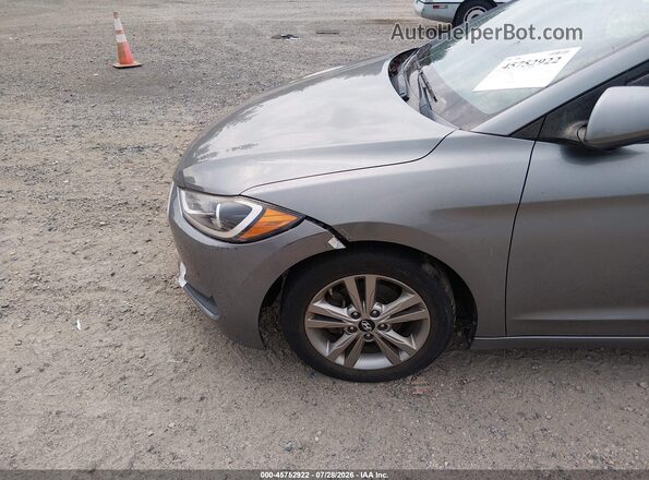 KMHD84LF6HU193028 2017 HYUNDAI ELANTRA Gray 