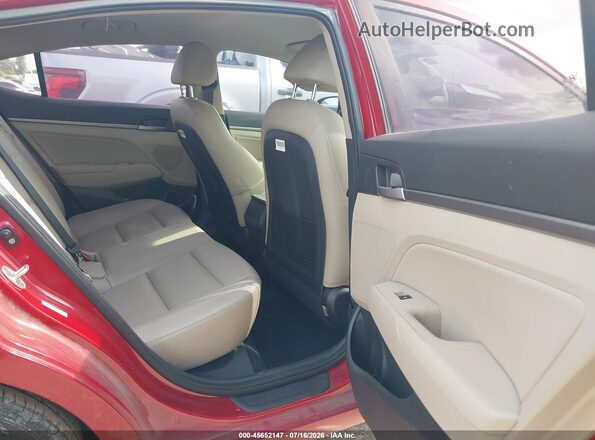 KMHD84LF6HU226190 2017 HYUNDAI ELANTRA Red Вид наклейки з VIN-кодом