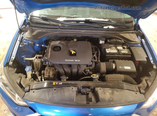 KMHD84LF6HU242910 2017 HYUNDAI ELANTRA Blue Rear interior view