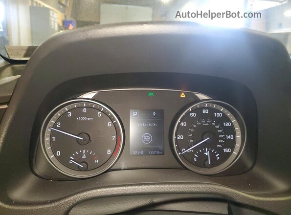 KMHD84LF6HU242910 2017 HYUNDAI ELANTRA Blue Instrument cluster view