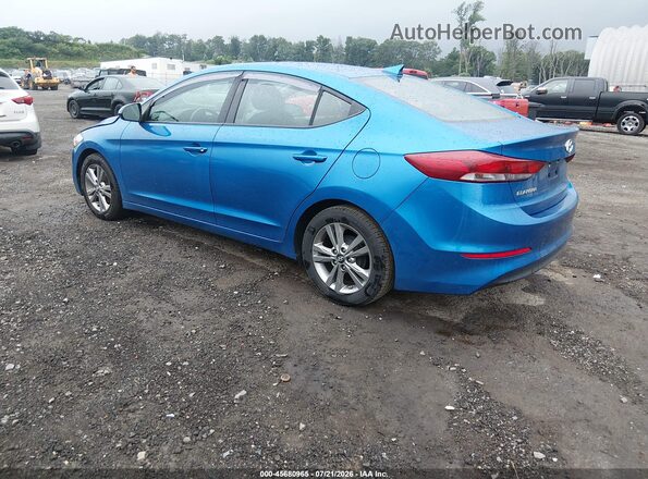 KMHD84LF6HU262171 2017 HYUNDAI ELANTRA Blue Rear left