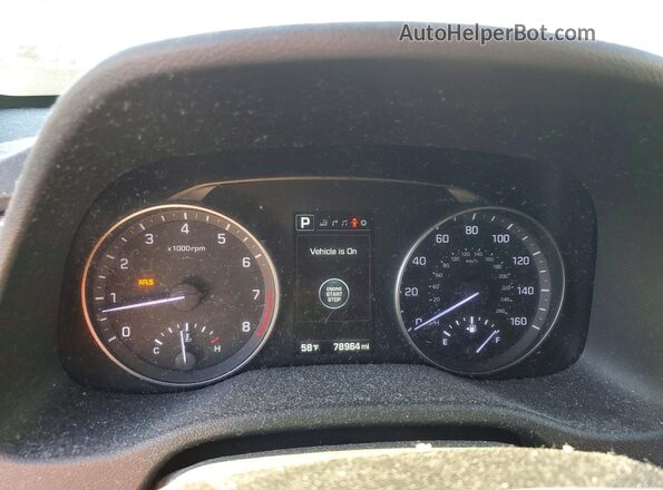 KMHD84LF6HU267029 2017 HYUNDAI ELANTRA Silver Instrument cluster view