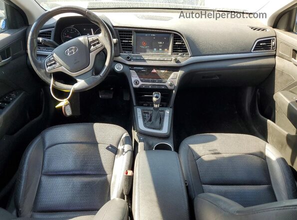 KMHD84LF6HU267029 2017 HYUNDAI ELANTRA Silver Dashboard view