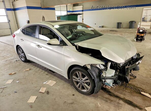 KMHD84LF6HU274854 2017 HYUNDAI ELANTRA Желто-коричневый Передняя правая четверть