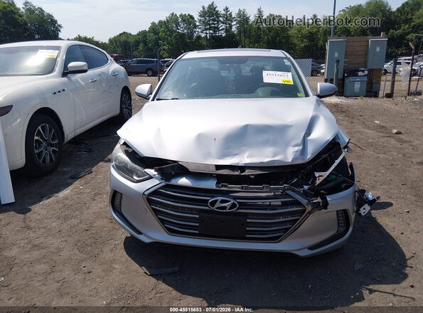 KMHD84LF6HU288785 2017 HYUNDAI ELANTRA Silver Vista del cuadro de instrumentos