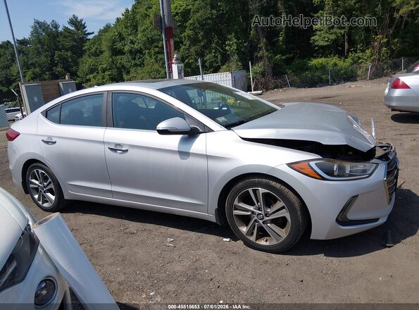 KMHD84LF6HU288785 2017 HYUNDAI ELANTRA Silver Vista interior trasera