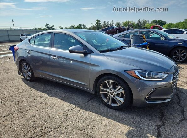 KMHD84LF6HU355739 2017 HYUNDAI ELANTRA Gray Передня права чверть