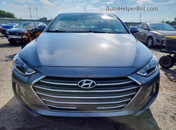 KMHD84LF6HU355739 2017 HYUNDAI ELANTRA Gray Вид спереду