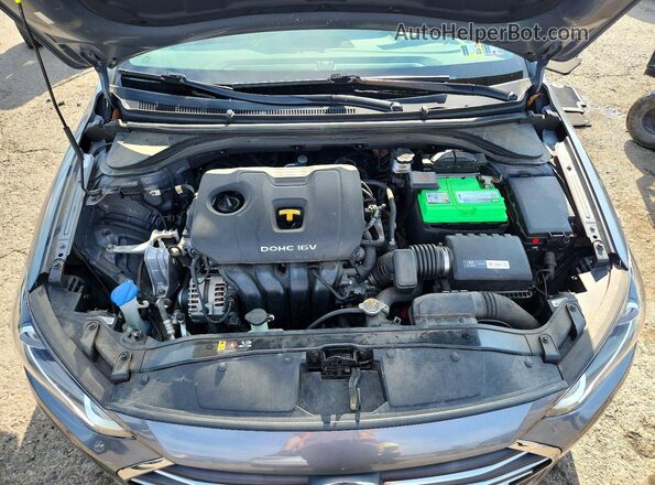 KMHD84LF6HU355739 2017 HYUNDAI ELANTRA Gray Вид задньої частини салону