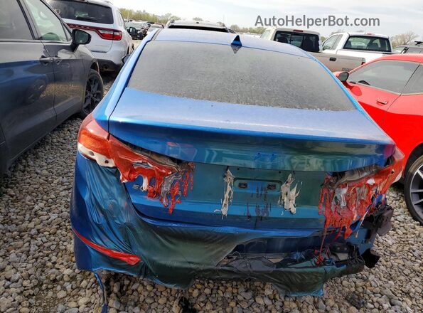 KMHD84LF6HU355899 2017 HYUNDAI ELANTRA Blue Vista trasera