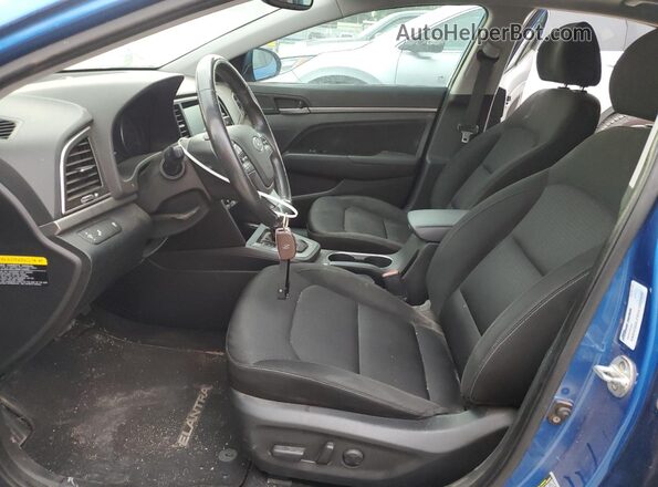 KMHD84LF6HU355899 2017 HYUNDAI ELANTRA Blue Vista interior delantera