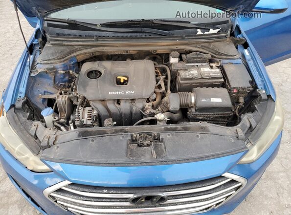 KMHD84LF6HU355899 2017 HYUNDAI ELANTRA Blue Vista interior trasera