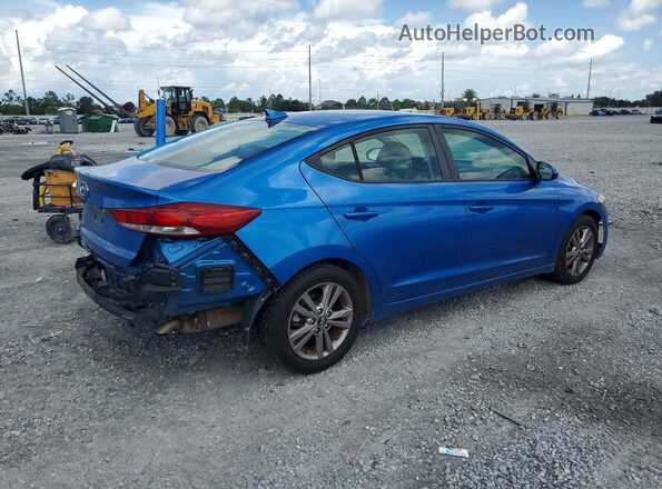 KMHD84LF6JU473831 2018 HYUNDAI ELANTRA Blue Trasero derecho