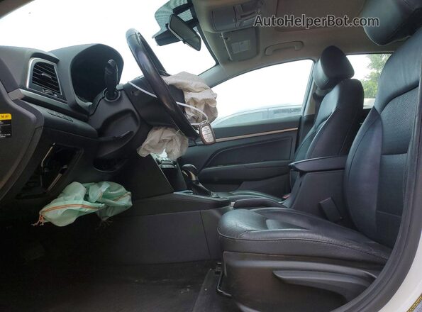 KMHD84LF6JU482027 2018 HYUNDAI ELANTRA White Front interior view