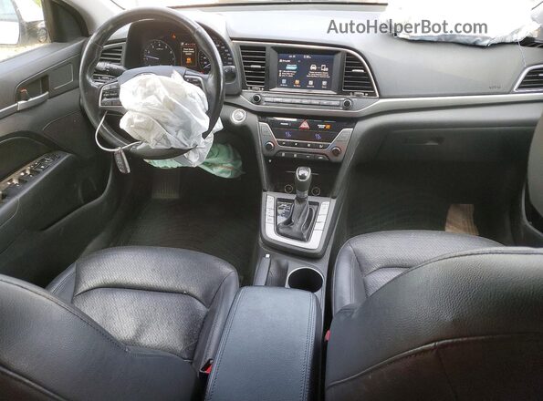 KMHD84LF6JU482027 2018 HYUNDAI ELANTRA White Dashboard view