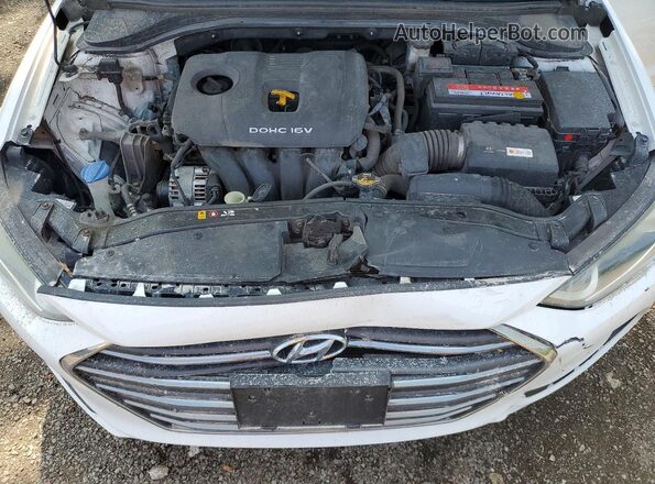 KMHD84LF6JU482027 2018 HYUNDAI ELANTRA White Rear interior view