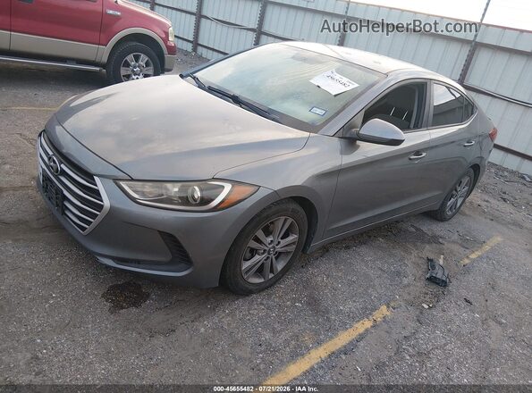 KMHD84LF6JU524163 2018 HYUNDAI ELANTRA Gray Przód lewy