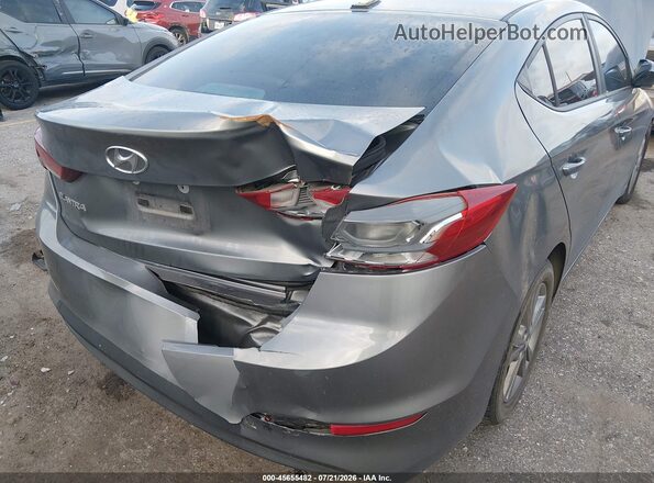 KMHD84LF6JU524163 2018 HYUNDAI ELANTRA Gray Widok z przodu