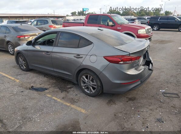 KMHD84LF6JU524163 2018 HYUNDAI ELANTRA Gray Tył lewy