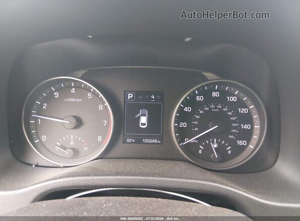 KMHD84LF6JU524163 2018 HYUNDAI ELANTRA Gray Widok tylnych siedzeń
