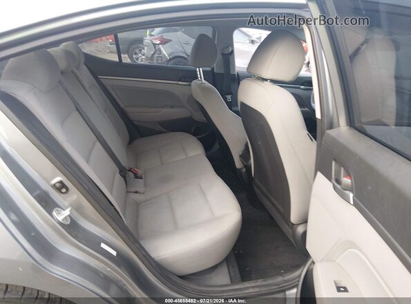 KMHD84LF6JU524163 2018 HYUNDAI ELANTRA Gray Widok naklejki z numerem VIN