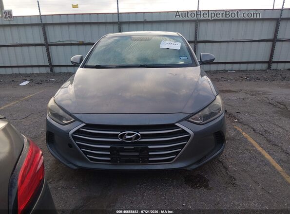 KMHD84LF6JU524163 2018 HYUNDAI ELANTRA Gray Widok zestawu wskaźników