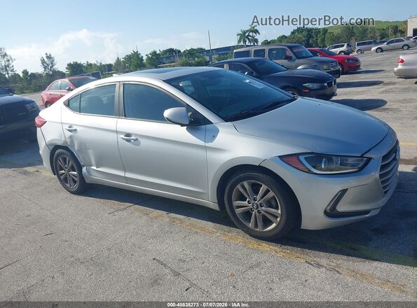 KMHD84LF6JU572150 2018 HYUNDAI ELANTRA Silver 