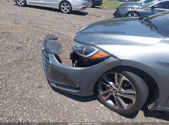 KMHD84LF6JU658557 2018 HYUNDAI ELANTRA Silver Widok z przodu