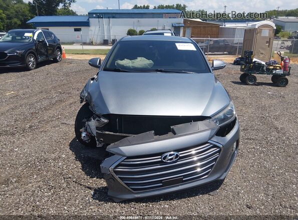 KMHD84LF6JU658557 2018 HYUNDAI ELANTRA Silver Widok wnętrza z tyłu