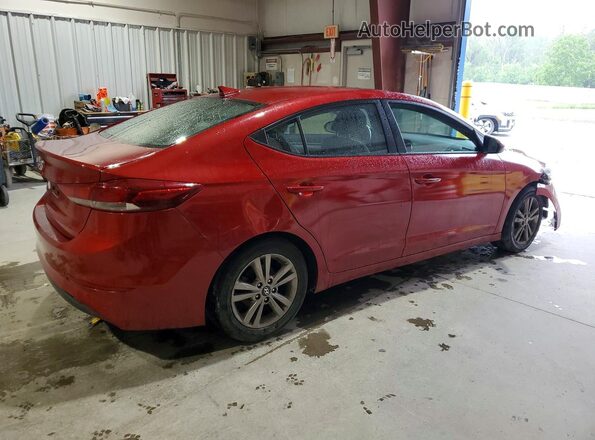 KMHD84LF6JU698234 2018 HYUNDAI ELANTRA Red Հետևի աջ