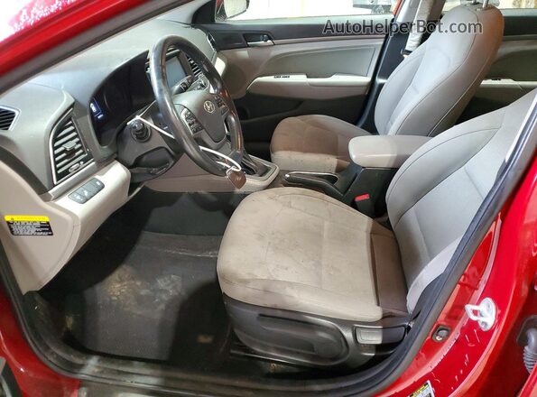 KMHD84LF6JU698234 2018 HYUNDAI ELANTRA Red Սալոնի դիմացի տեսք