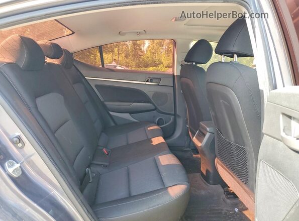 KMHD84LF6JU699870 2018 HYUNDAI ELANTRA Gray Widok tylnych siedzeń