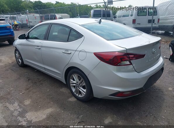 KMHD84LF6KU769143 2019 HYUNDAI ELANTRA Silver Задня ліва чверть