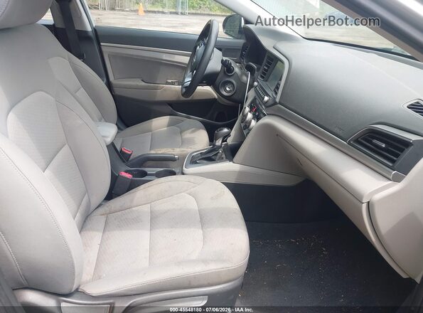 KMHD84LF6KU769143 2019 HYUNDAI ELANTRA Silver Вид салону спереду
