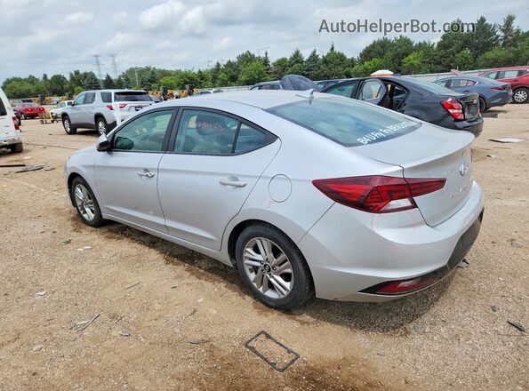 KMHD84LF6KU771345 2019 HYUNDAI ELANTRA Серебряный Задняя левая четверть