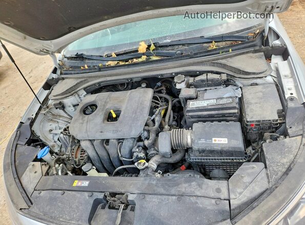 KMHD84LF6KU771345 2019 HYUNDAI ELANTRA Серебряный Вид задней части салона
