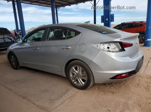 KMHD84LF6KU816073 2019 HYUNDAI ELANTRA Silver Trasero izquierdo