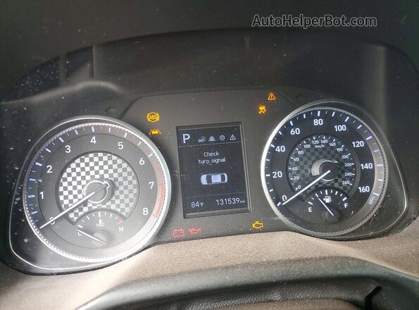 KMHD84LF6KU816073 2019 HYUNDAI ELANTRA Silver Vista del cuadro de instrumentos