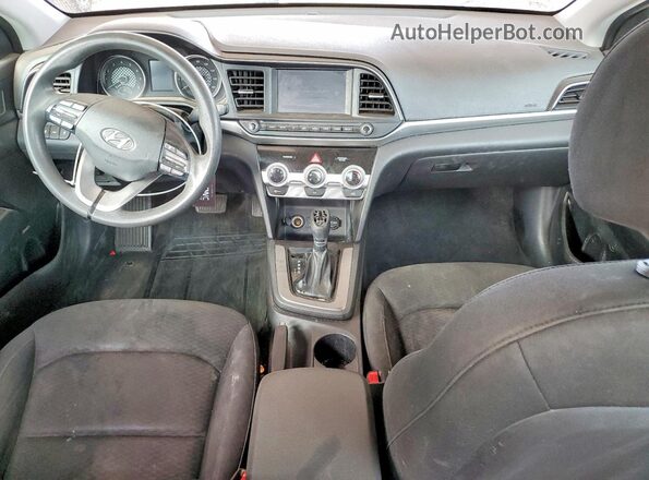 KMHD84LF6KU816073 2019 HYUNDAI ELANTRA Silver Vista del salpicadero