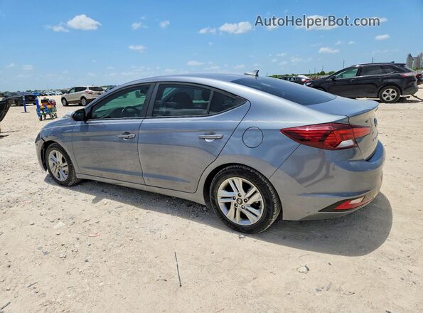 KMHD84LF6KU826070 2019 HYUNDAI ELANTRA Gray Trasero izquierdo