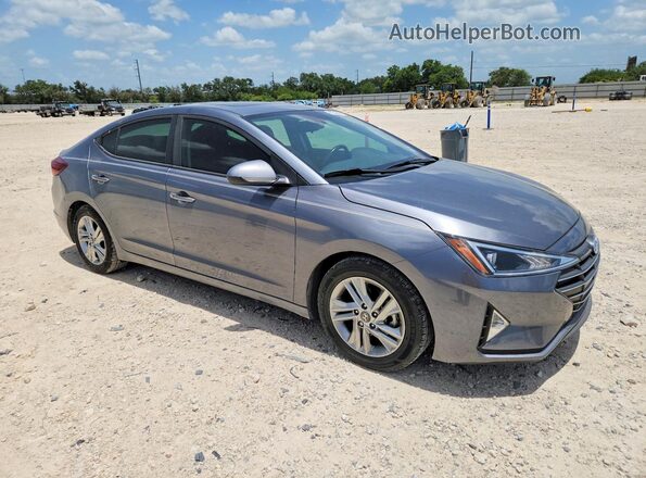 KMHD84LF6KU826070 2019 HYUNDAI ELANTRA Gray Delantero derecho