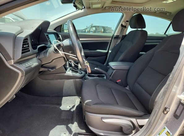 KMHD84LF6KU826070 2019 HYUNDAI ELANTRA Gray Vista interior delantera