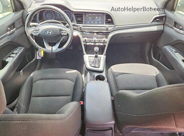 KMHD84LF6KU826070 2019 HYUNDAI ELANTRA Gray Vista del salpicadero