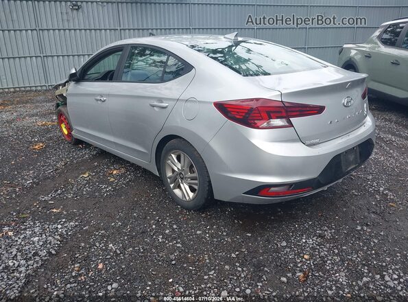 KMHD84LF6KU848733 2019 HYUNDAI ELANTRA Silver Задня ліва чверть