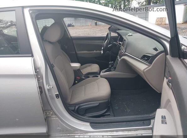 KMHD84LF6KU848733 2019 HYUNDAI ELANTRA Silver Вид салону спереду