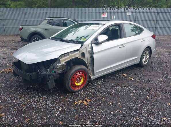 KMHD84LF6KU848733 2019 HYUNDAI ELANTRA Silver Передня ліва чверть