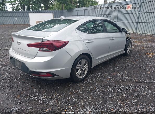 KMHD84LF6KU848733 2019 HYUNDAI ELANTRA Silver Задня права чверть