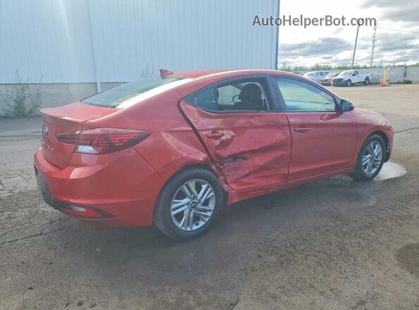 KMHD84LF6KU856816 2019 HYUNDAI ELANTRA Red Tył prawy
