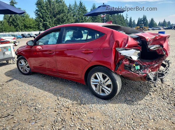 KMHD84LF6LU024152 2020 HYUNDAI ELANTRA Red Rear left