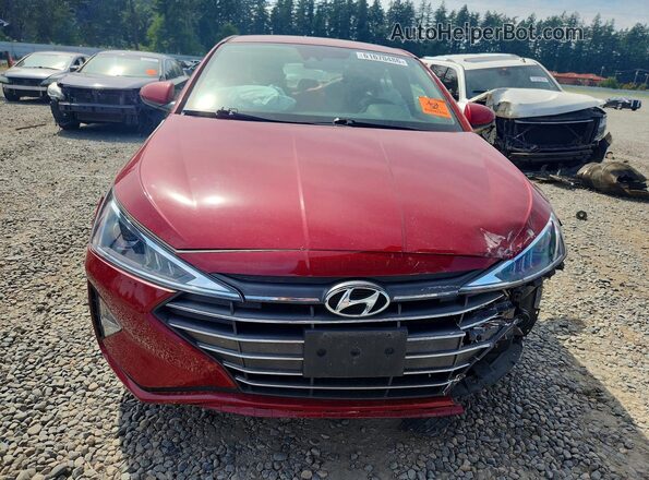 KMHD84LF6LU024152 2020 HYUNDAI ELANTRA Red Front view